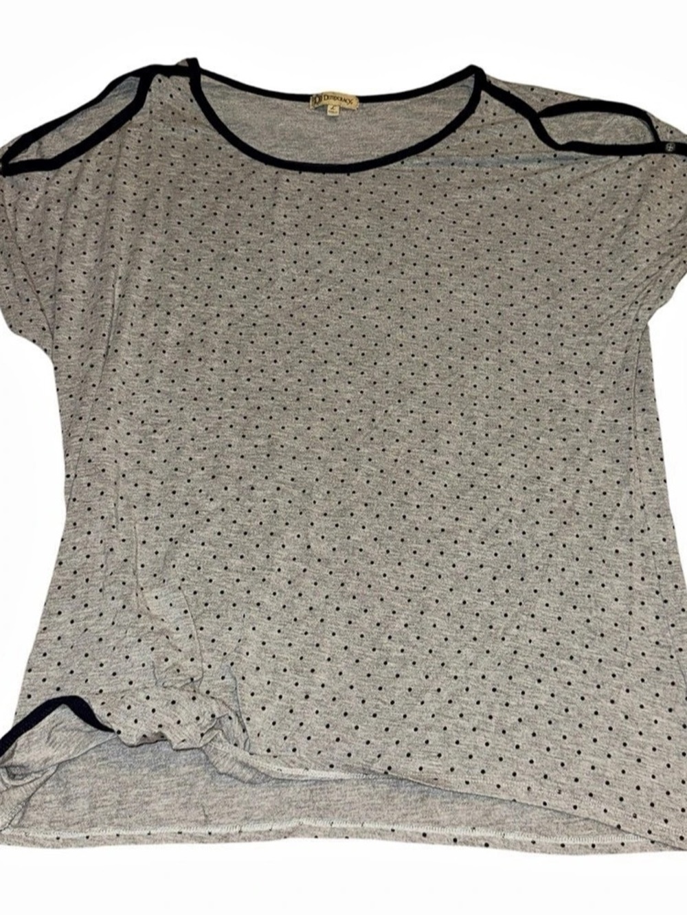 Democracy Women's Polka Dot Tee Size Large